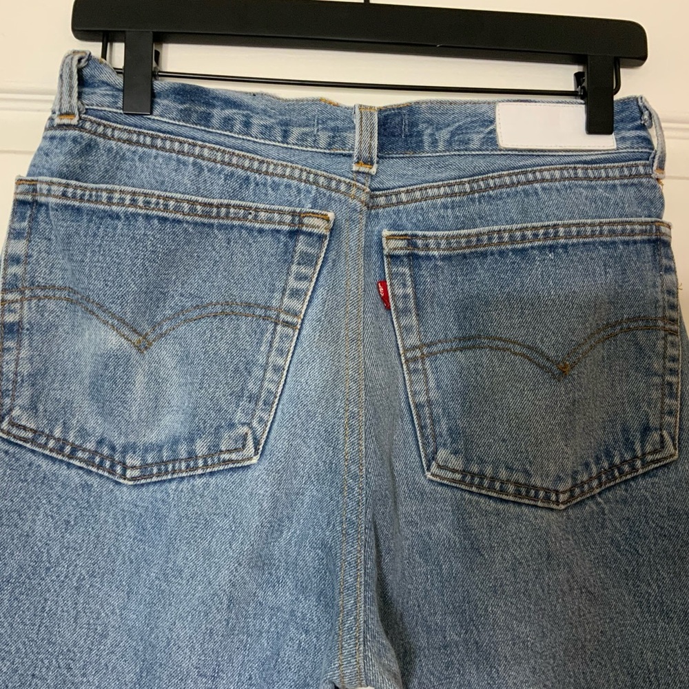 Re/Done Levi’s High Rise Ankle Crop 26 RARE - Picture 3 of 16